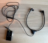 Receiver with headphone
